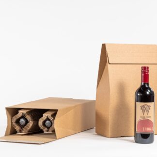 Flexi-Hex Double Bottle Pinch Top Box Kit - £1.73 per box & sleeve combined