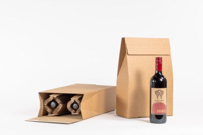 Flexi-Hex Double Bottle Pinch Top Box Kit - £1.73 per box & sleeve combined