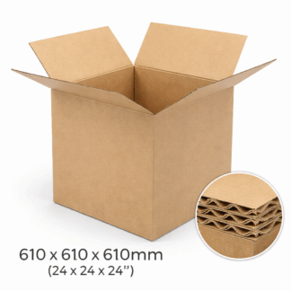 Double Wall Cardboard Boxes 610 x 610 x 610mm (24 x 24 x 24")