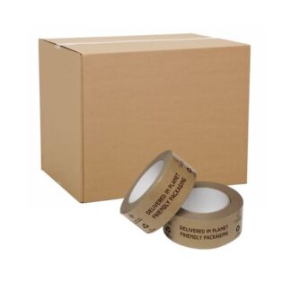 Eco-Friendly Printed Self-Adhesive Packaging Tape - 50mm x 50m - Packs of 6 Rolls