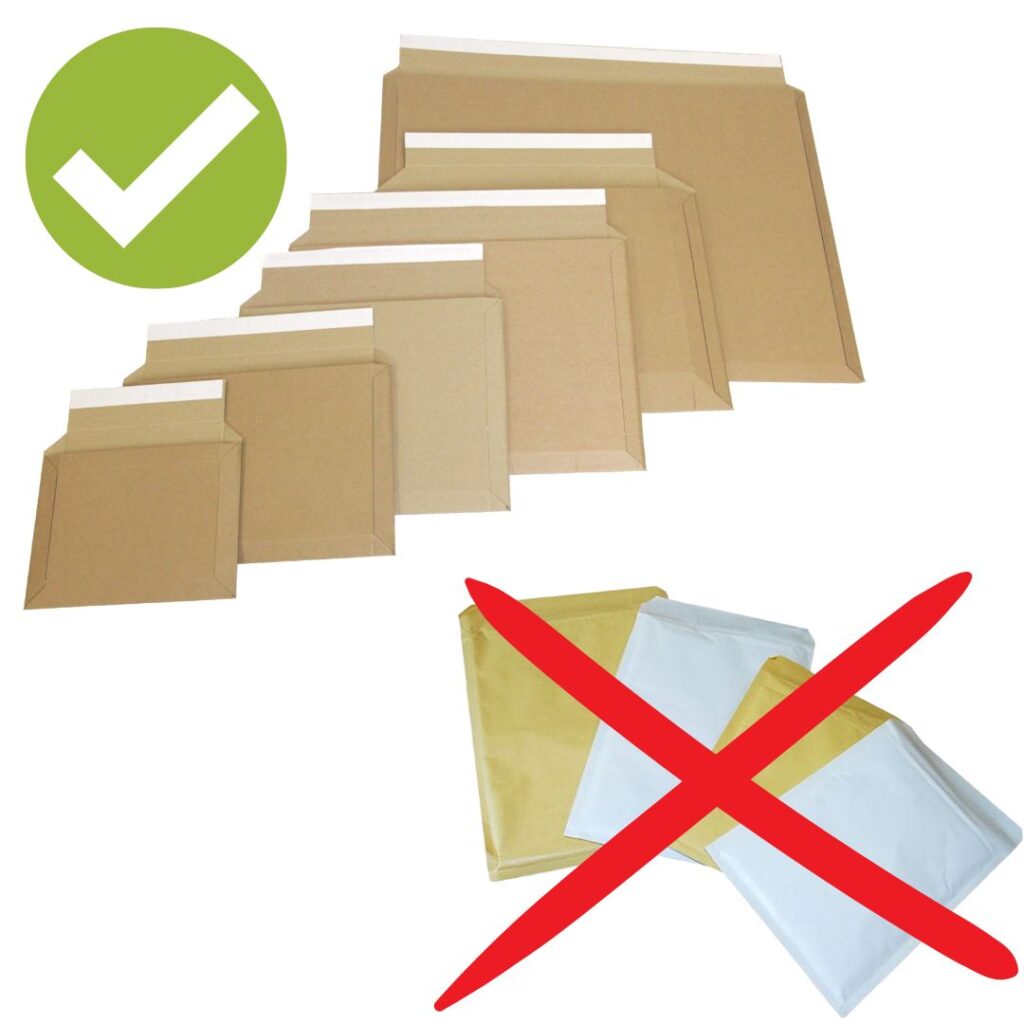 Envelope Mailers are eco-friendly alternatives to bubble mailers.