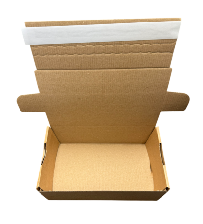 Self Seal Adhesive Packaging Boxes Easy Tear Strip Zipper Mailing Mailer Shipping Box With Zipper